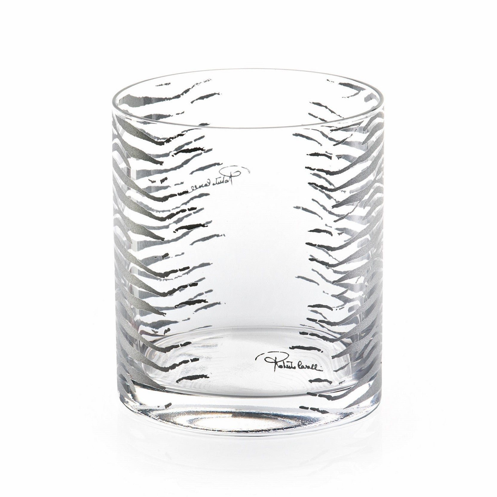 ROBERTO CAVALLI - BICCHIERE OLD FASHION PLATIN /PLATIN OLD FASHION GLASS - SET 6 PZ